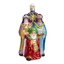 Old World Christmas Glass Blown Ornament, Three Wise Men (With OWC Gift Box)
