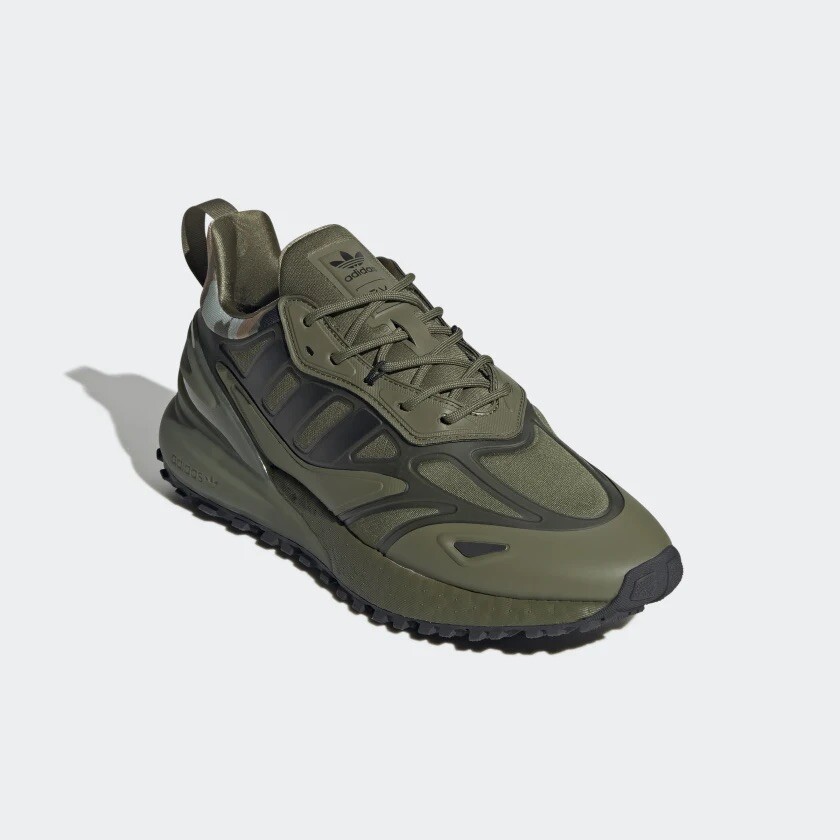 Adidas ZX 2K Boost 2.0 Trail Focus Olive Camo Men's Athletic Adidas ZX 2K Boost 2.0 Trail Focus Olive Camo Men's Athletic
