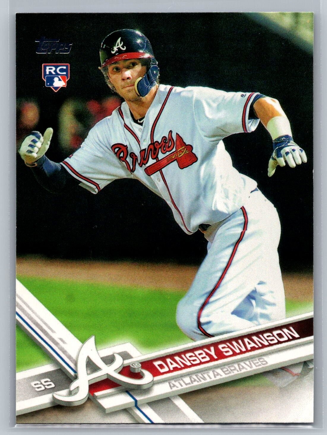 2017 Topps #87 Dansby Swanson Atlanta Braves RC