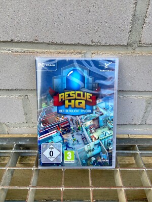 Rescue HQ I Der Blaulicht Tycoon I PC I Aerosoft | Neu&OVP I CD-ROM