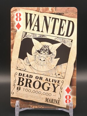 Brogy One Piece Exhibition Trump playing cards Wanted 2012 TCG CCG Japan