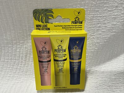 DR.PAWPAW PeachPink Balm,Original Balm,& Overnight Lip Mask!