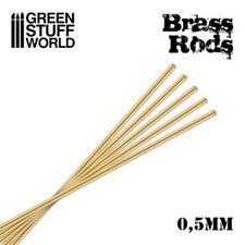 Pinning Brass Rods 0.5mm - Green Stuff World - 9247