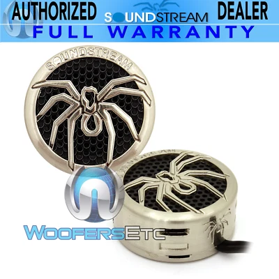 SOUNDSTREAM TWS.4 TANTALUM ALUMINUM 1" PEI DOME NEODYMIUM TWEETERS 2-WAY MOUNT