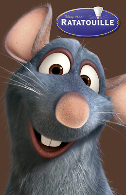 AA3498 Ratatouille Disney Film By Brad Bird 2007 Brown Movie Poster 11x17
