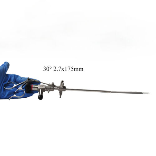 Endoscopic Cystoscope 30° 2.7x175mm Cystoscope Sheath with Obturator Pediatric - Picture 2 of 7