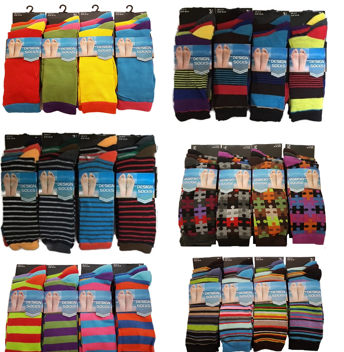 MEN,S SOCKS PRINTED COLOURED STRIPE ARGYLE FASHION FUNKY OFFICE WORK UK LOT - Picture 1 of 12