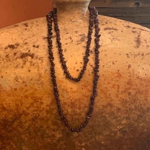 Granat Halskette und Armband Set