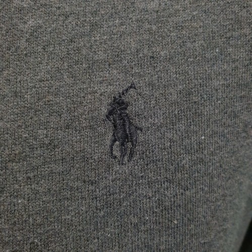 Vintage Ralph Lauren Sweatshirt Polo Sport Grey Collared 1/4 Zip Women's 10  - Picture 5 of 6