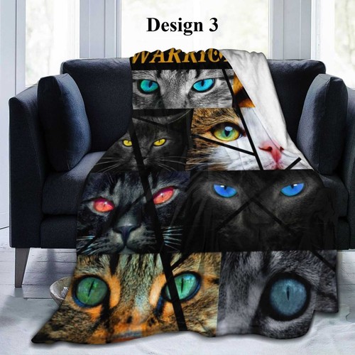 Flannel Bedspread Sofa Throw Blanket Leopard Zebra Unicorn Dog Cat Cow Dinosaurs - Picture 15 of 22