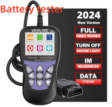 V850 OBD2 Diagnostic Tool Scanner Battery Tester EOBD CAN Engine Code Reader