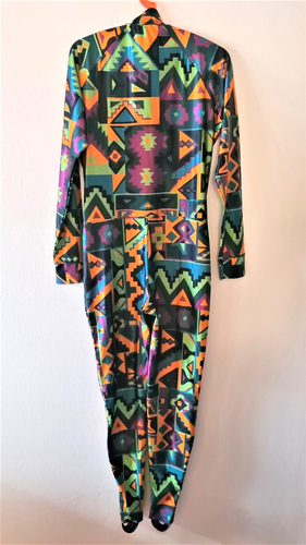 FILA tuta da sci, gare, tuta aderente, vintage anni 80, Made in Italy - Picture 6 of 9