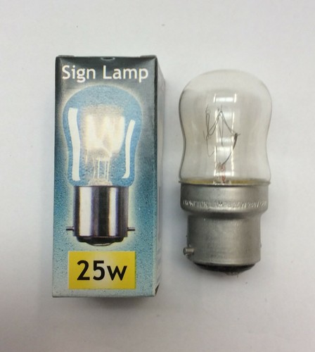 Crompton 15w , 25w Watt E14 , B22 , B15 Clear Pygmy Light Bulbs Pack of 2,5,10 - Picture 6 of 7