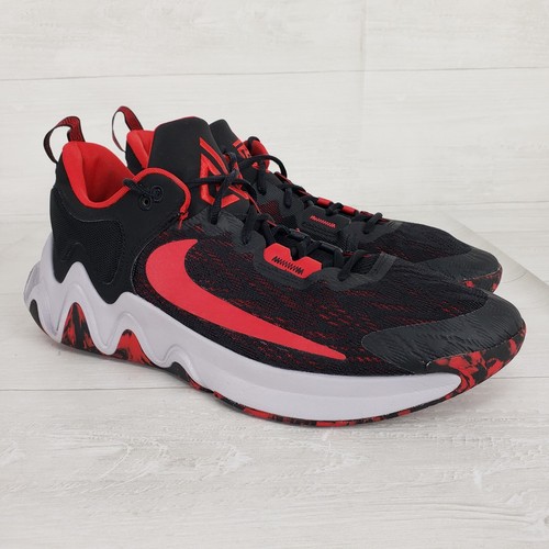 Nike Giannis Immortality 2 Red Black Basketball Shoes DM0825-005 Men's Size 14 - Picture 2 of 17