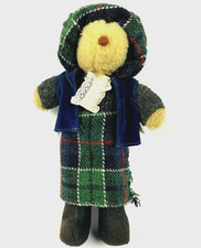 Raebhat Original Bear Isles Of Lewis Scotland Wool Tweed 14" Vintage
