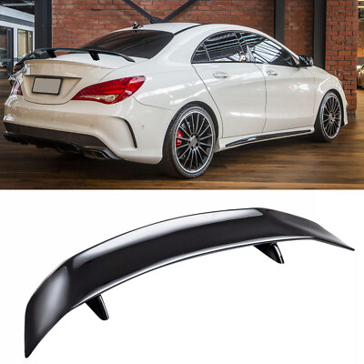 For Mercedes-Benz CLA AMG 47'' Glossy Black Car Rear Trunk Spoilers Wings Lip AM