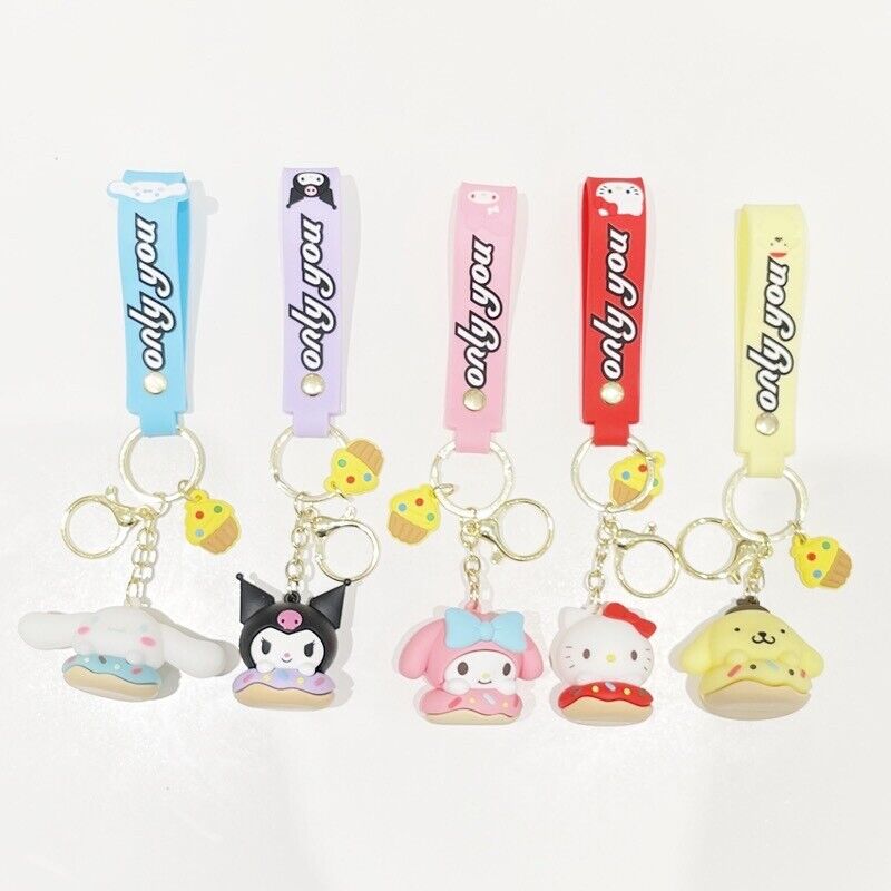 Sanrio Characters Donut Keychain