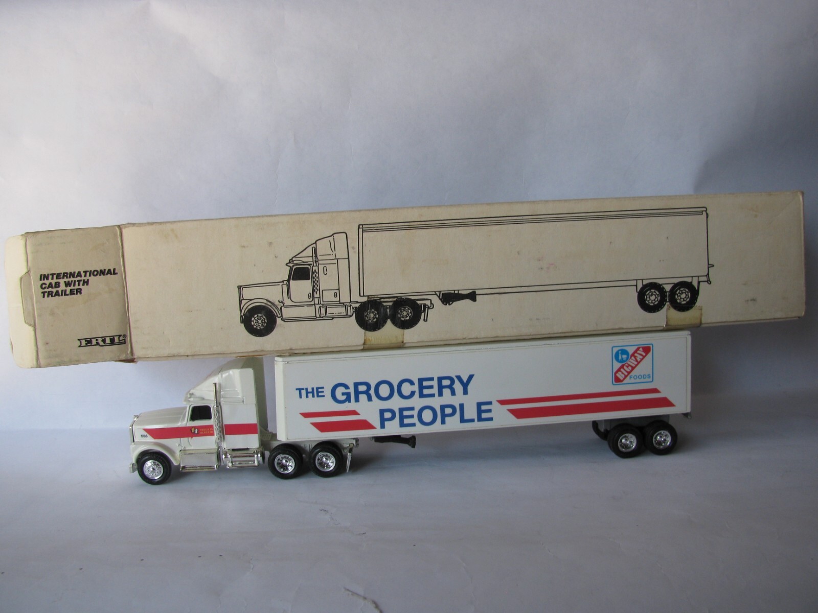 Big Way Foods diecast ertl 1/64 semi trucks-image