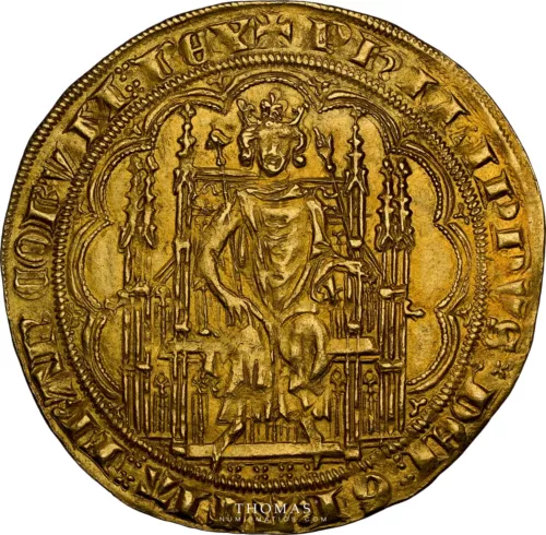 Coin - France - Philippe VI - Gold - Chaise d'or - NGC MS 63