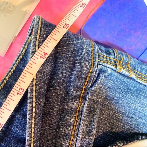 OTB One Tuff Babe Vintage juniors slightly stretchy low rise straight jeans 9/10 - Picture 10 of 10
