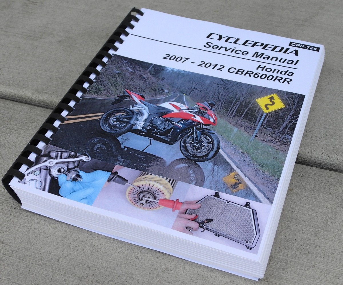2007-2012 Honda CBR600RR CBR 600RR CBR600 600 RR SERVICE & REPAIR