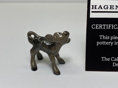 熊　Hagen Renaker Hagen Renaker #923 A-211 Miniatures Calf Head Up Black Last of