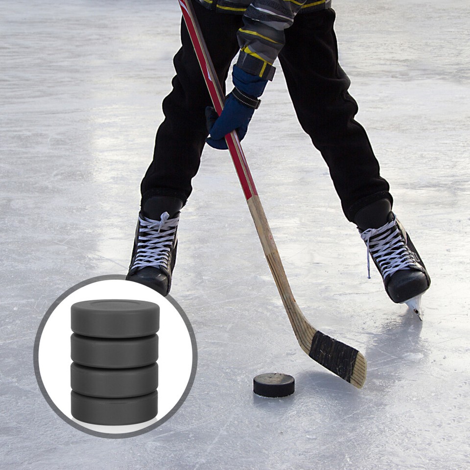 4pcs Hockey Training Puck Ice Hockey Game Training Pucks Hockey