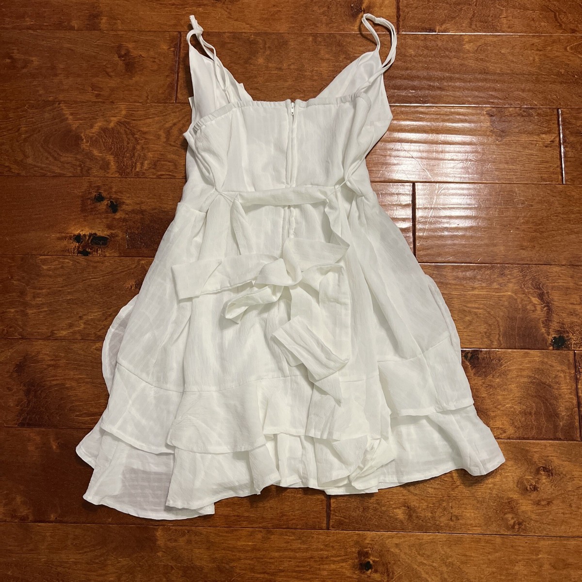 blue rain white dress Millà Women's Wonderful White A-line Maxi Dress - blue main image 0