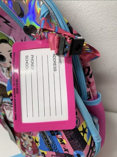 L.O.L. Surprise Pink Backpack with Lunch Bag - Foto 4 di 7