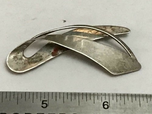 Vintage Sterling TFO ??  Brooch