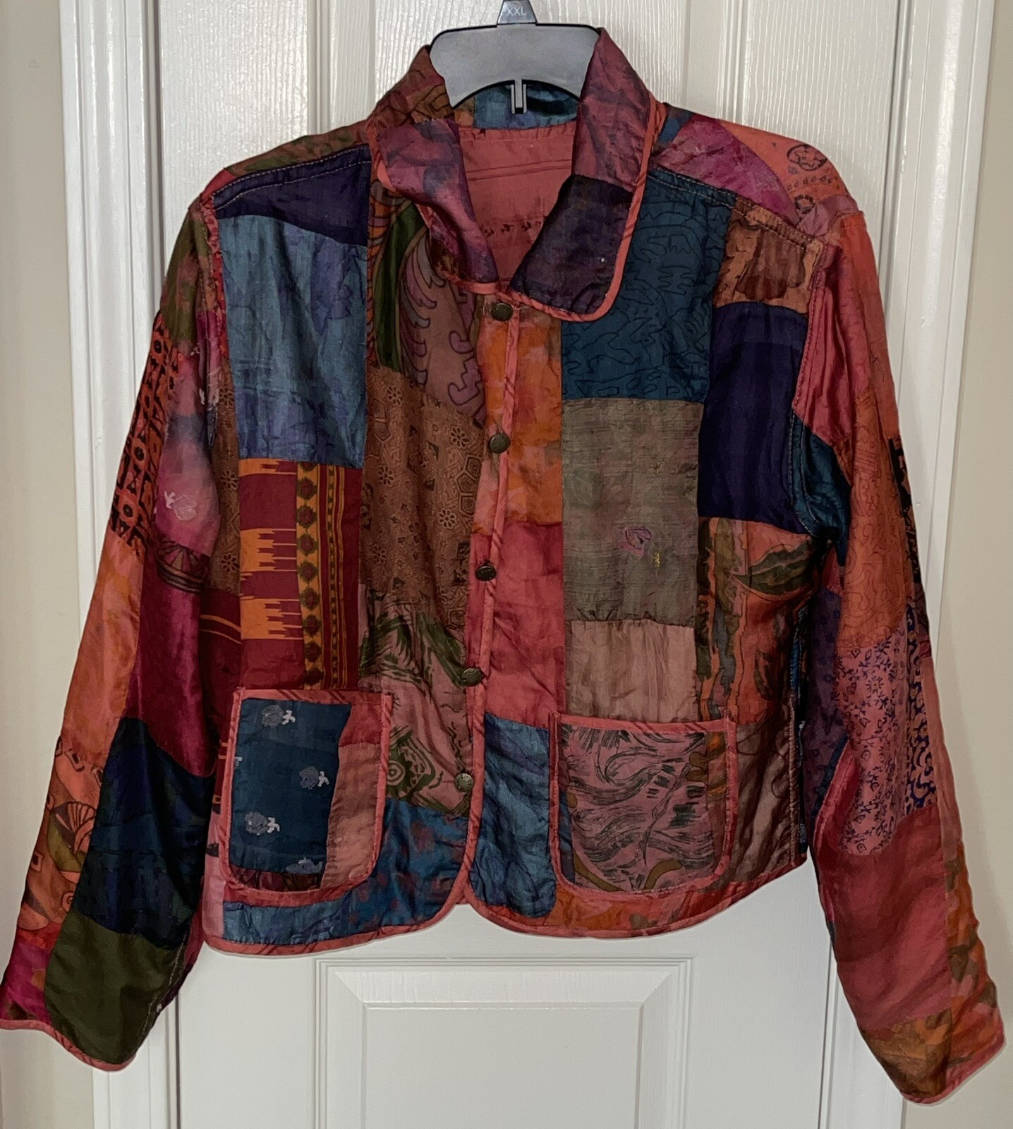 C:eed By Carla Freeman Patchwork Reversible Embro… - image 4