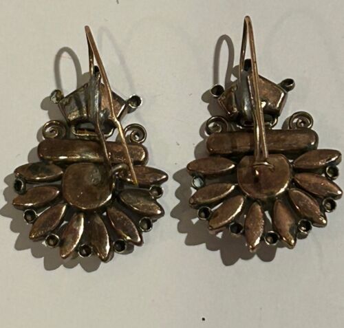 Antique Victorian Mourning Earrings - Picture 2 of 3