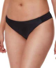 NWT Bar III Black Tab Side Hipster Swimsuit Bikini Bottoms Small pjl0822
