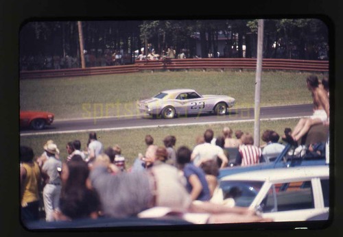 Duane Winkel #23 Chevy Camaro - 1972 Trans-Am Mid-Ohio - Vtg 35mm Race Slide - Bild 1 von 3