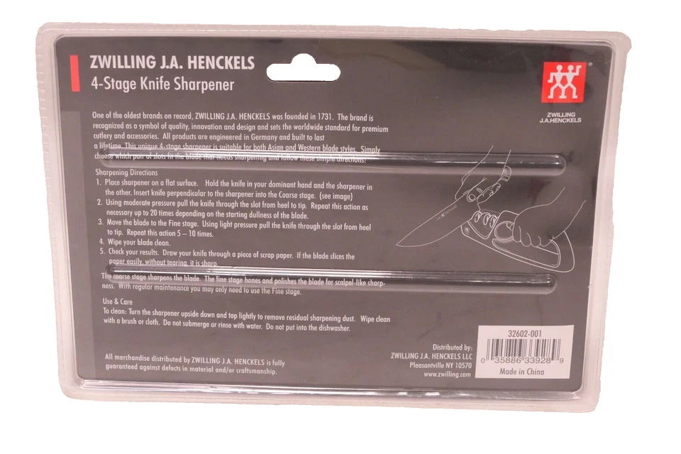 ZWILLING J.A. Henckels 4-Stage Pull Through Knife Sharpener - Image 2 of 3