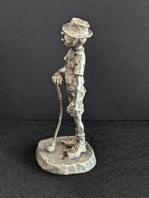 Vintage Rawcliffe Pewter Golf Man Figure Philip Kraczkowski 