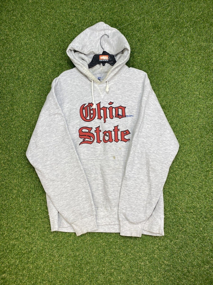 Ohio State Buckeyes Champion Hoodie Mens 2XL XXL Sweatshirt Old