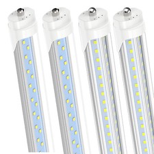 25 Pack FA8 8FT LED Tube Light Bulbs T8 Garage F96T12 Single Pin LED Shop Lights