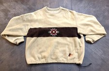 Vtg MWG Fleece Long Sleeve Pullover Aztec Buffalo Made In Canada Men's Large L