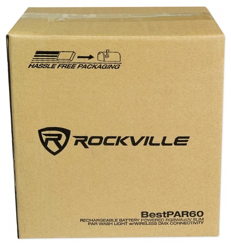 (6) Rockville BEST PAR 60 Rechargeable Wash Lights w/Wireless DMX Controller - Picture 10 of 12