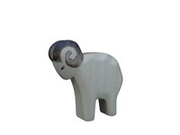 Holzfigur Schafbock Holzwald Spielfiguren Aus Holz Handbemalt Und Geschnitzt