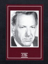 Jack Klugman Actor 1991 Face To Face Game Famous Celebrity Card
