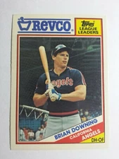 BRIAN DOWNING 1988 TOPPS REVCO LEAGUE LEADERS BASEBALL CARD # 23 C3770