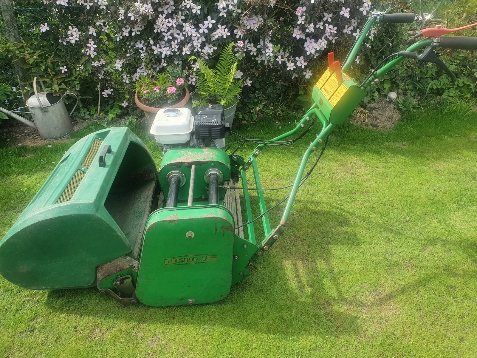 Dennis Denis Lawnmower 24" cut cricket bowling crown green mower petrol