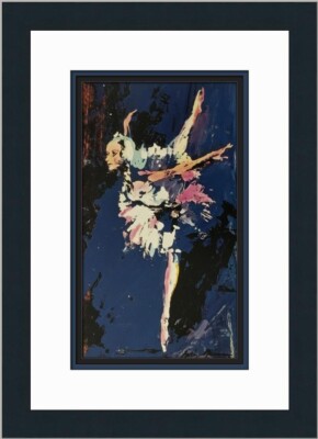 Leroy Neiman Prima Ballerina Custom Framed Print