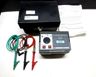 AVO MEGGER 210600 Insulation Tester Kit 1000V s/n 101436424 w ...