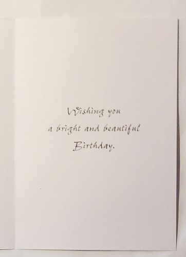 1 BirthdayGreeting Card/Envelope For Someone Very Special Bright Beautiful Wish - Picture 2 of 2