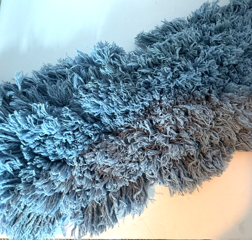 Rubbermaid Dust Mop Pad Blue Twisted Loop Blend Large Commercial STK000020601 - Picture 2 of 9
