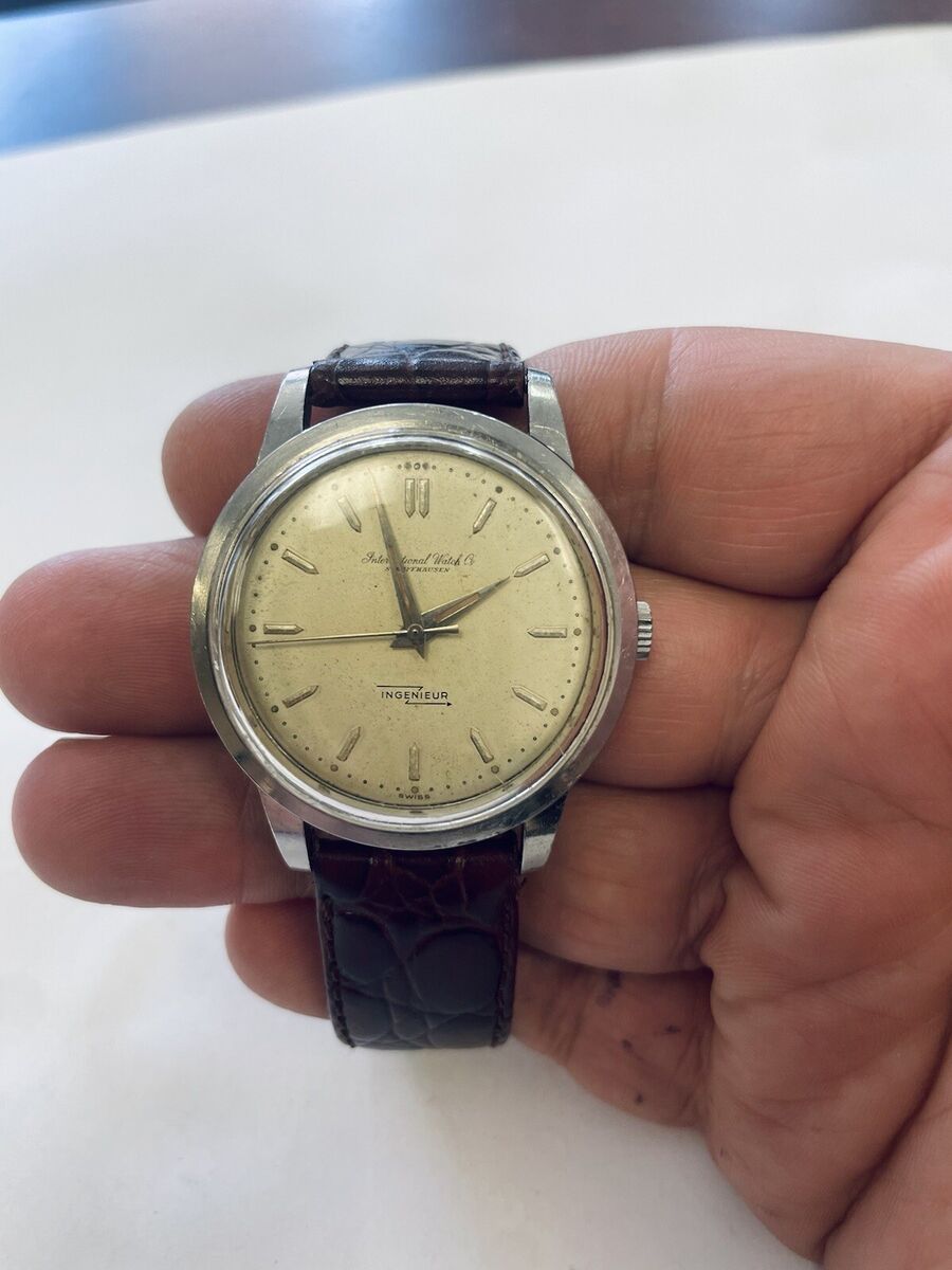 IWC VINTAGE RARE 666 INGENIEUR 36MM AUTOMATIC WATCH ~ CAL IWC VINTAGE RARE 666 INGENIEUR 36MM AUTOMATIC WATCH ~ CAL