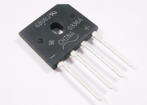 GBU8J Brückengleichrichter 600V 8A 200A Gleichrichter   #3-542 - 第 1/3 張圖片